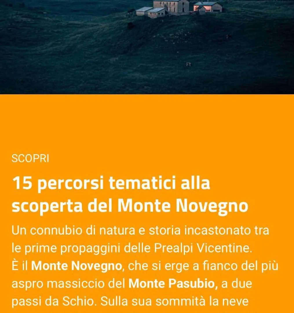 Holiday home Appartameto Casa Summano Santorso Italy