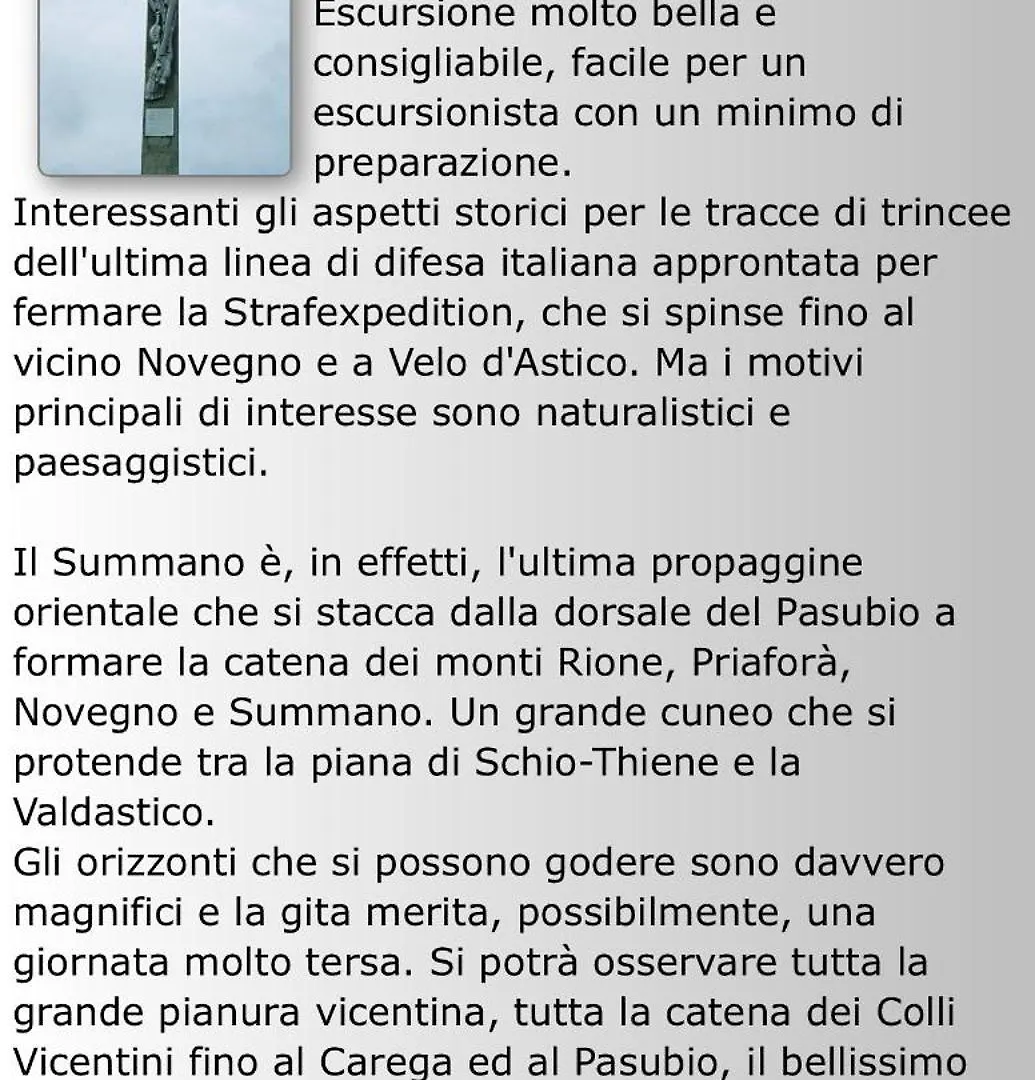 Appartameto Casa Summano Santorso
